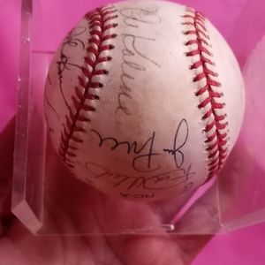 Detroit Togers autographed baseball